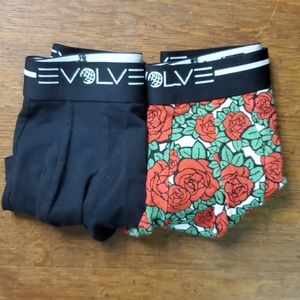 LOT OF (2), EVOLVE, BOXER BRIEFS, SMALL